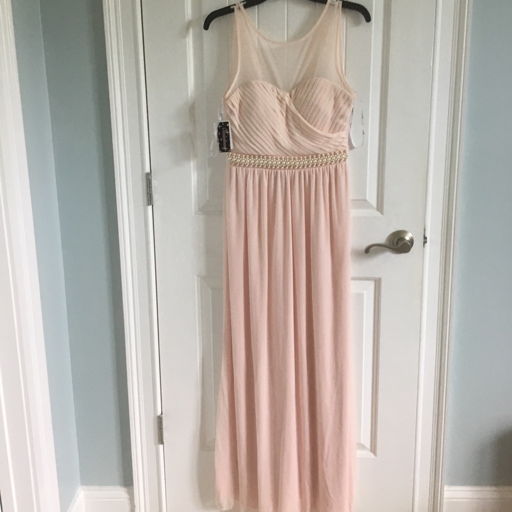 Pink formal gown